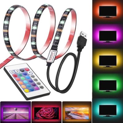 RGB LED Strip Light with Remote Container