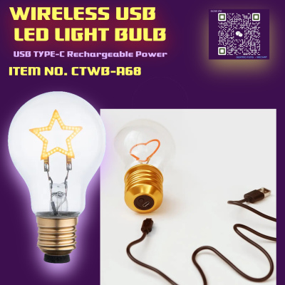 Wireless USB LED Filament Lamp